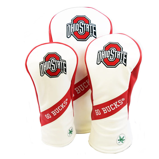 Ohio State University Heritage Headcovers (WHITE/RED)