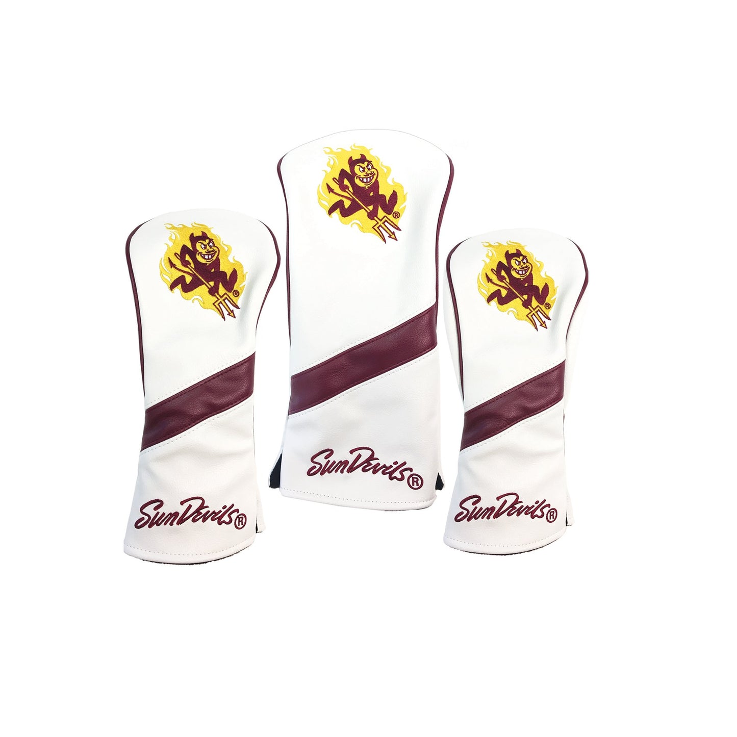 Arizona State Sun Devils Heritage Wood Covers (White)