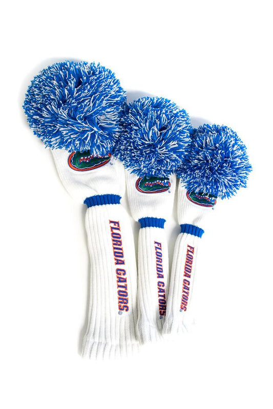 University of Florida Gators Pom Pom Covers (White)