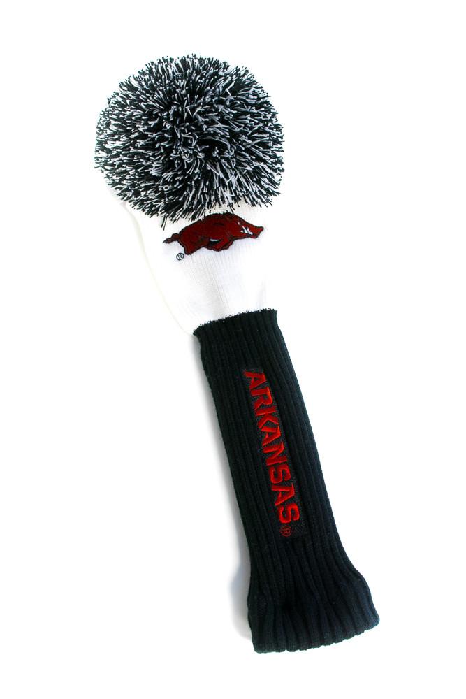 University of Arkansas Razorbacks Pom Pom Wood Covers