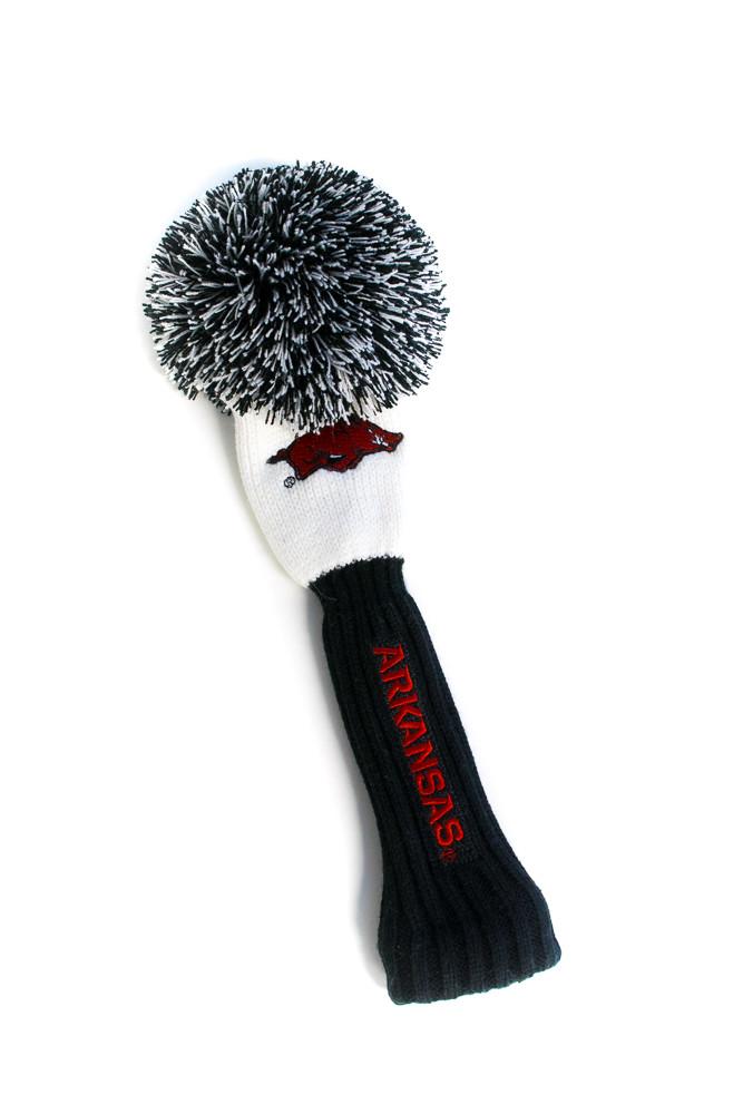 University of Arkansas Razorbacks Pom Pom Wood Covers