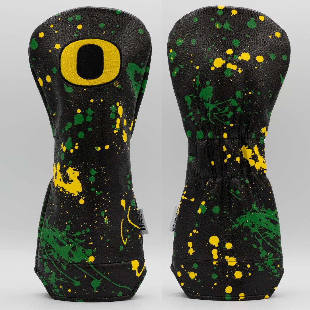 University of Oregon Paint Splash Headcovers
