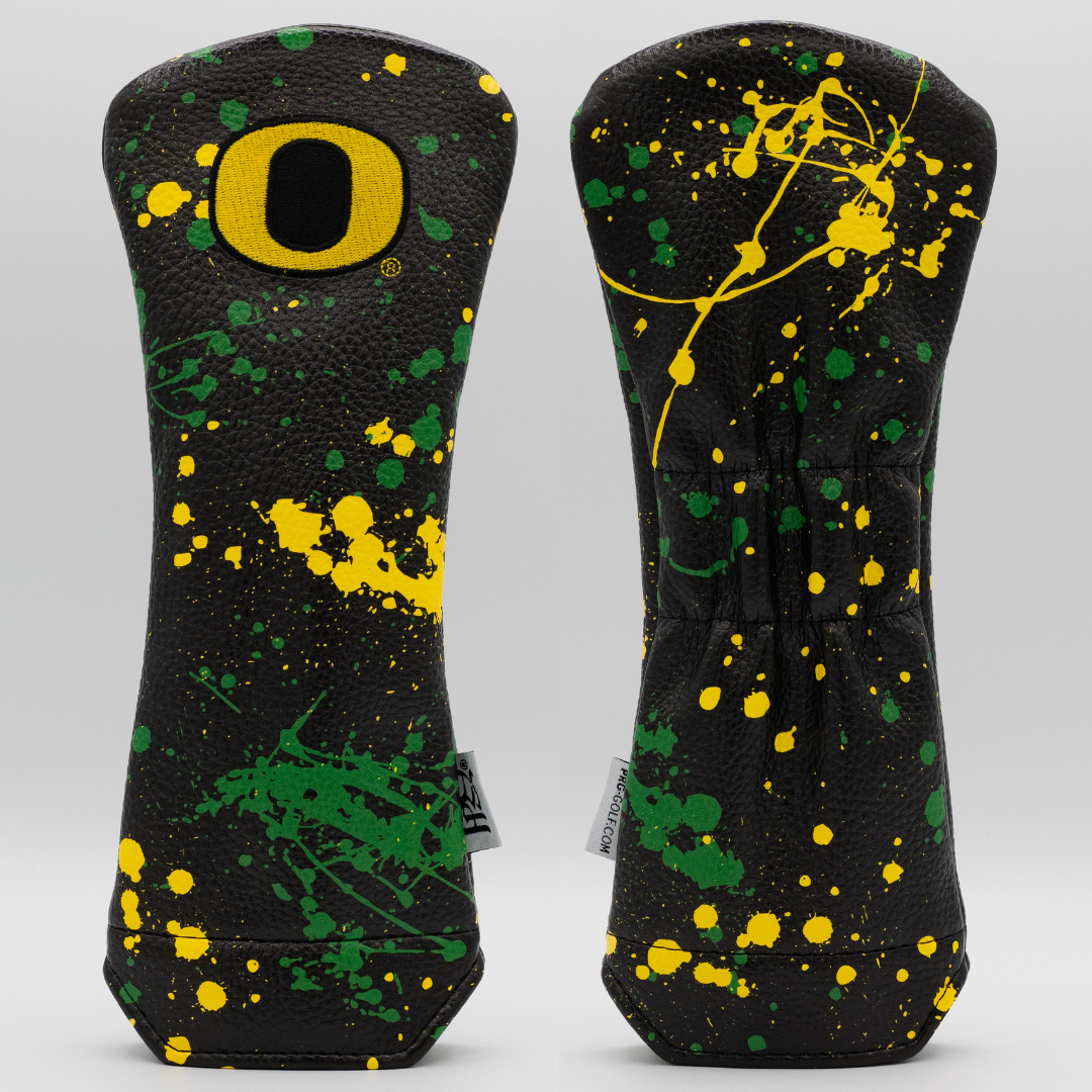 University of Oregon Paint Splash Headcovers