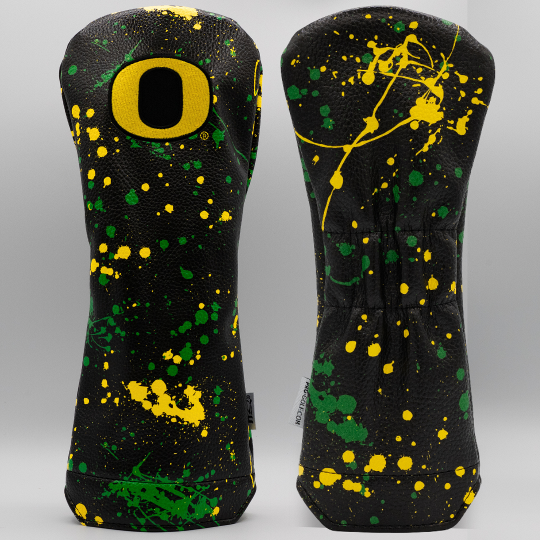 University of Oregon Paint Splash Headcovers
