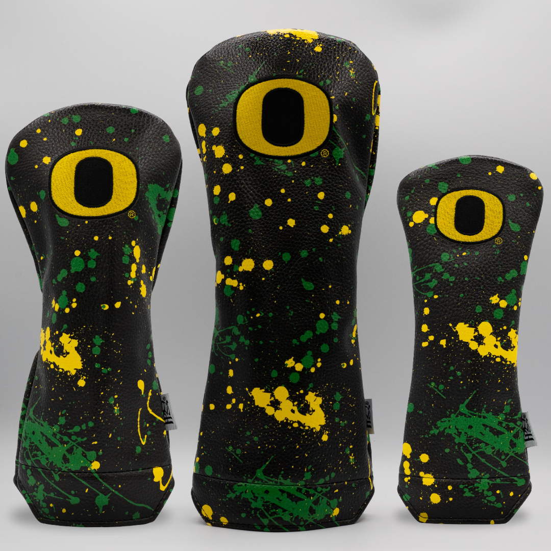 University of Oregon Paint Splash Headcovers