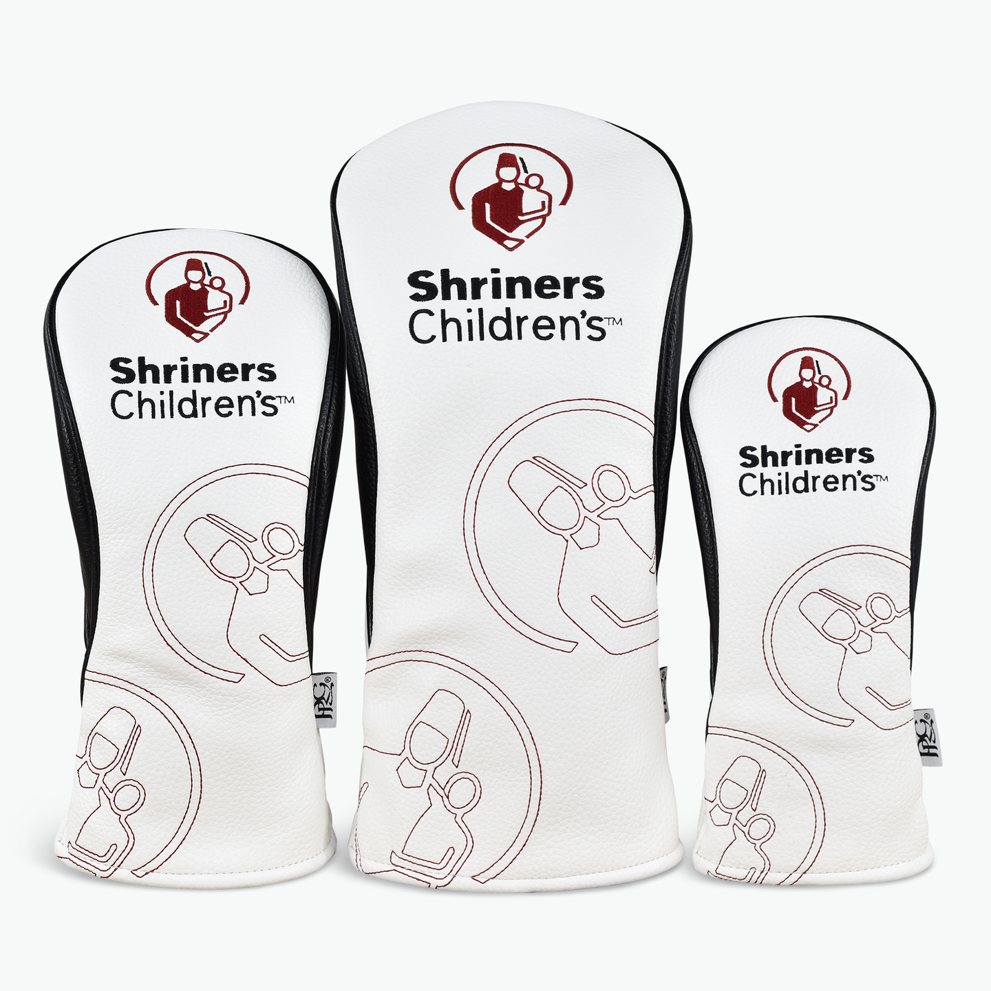 Shriners Children's Elite Studio Wood Covers (Ghost Embroidery)