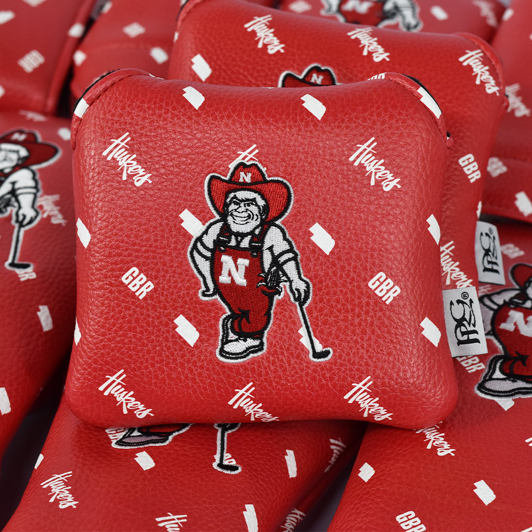 University of Nebraska Micro Print Vintage Mallet Putter Cover