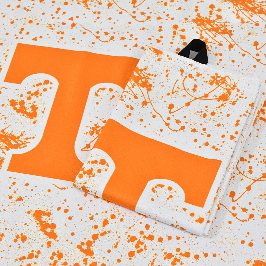 University of Tennessee Aqua Lock Caddy Towel (Paint Splash)