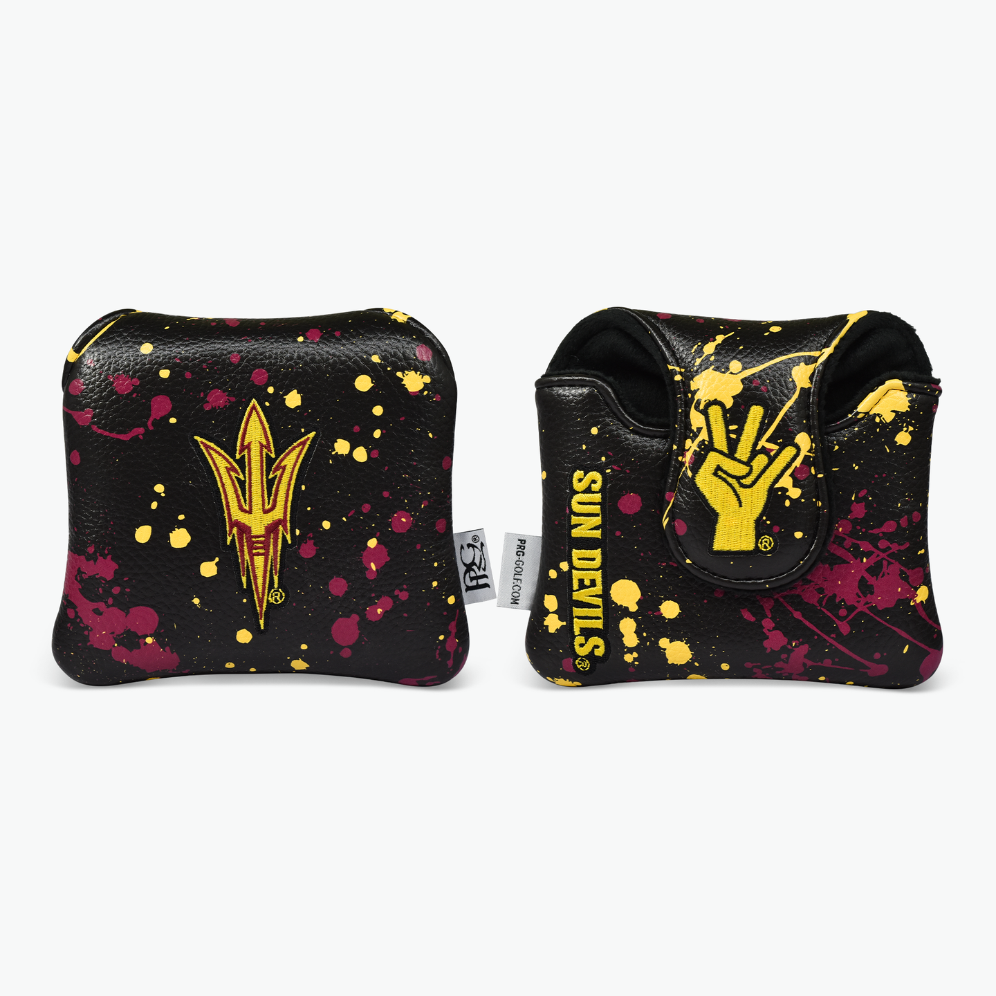 Arizona State University Paint Splash Mallet Putter Cover