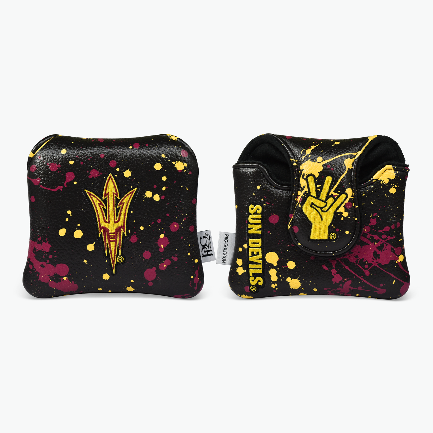 Arizona State University Paint Splash Mallet Putter Cover