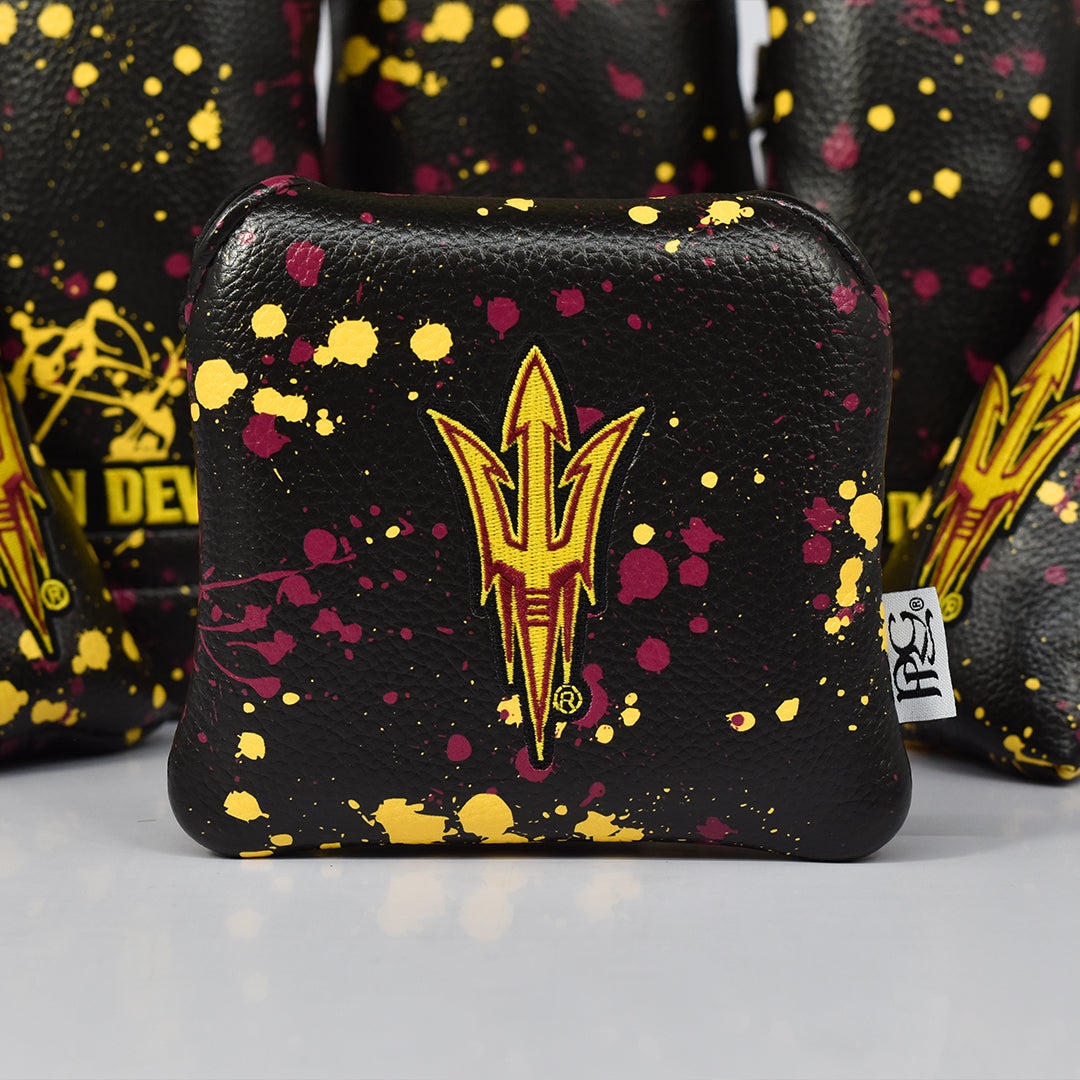 Arizona State University Paint Splash Mallet Putter Cover