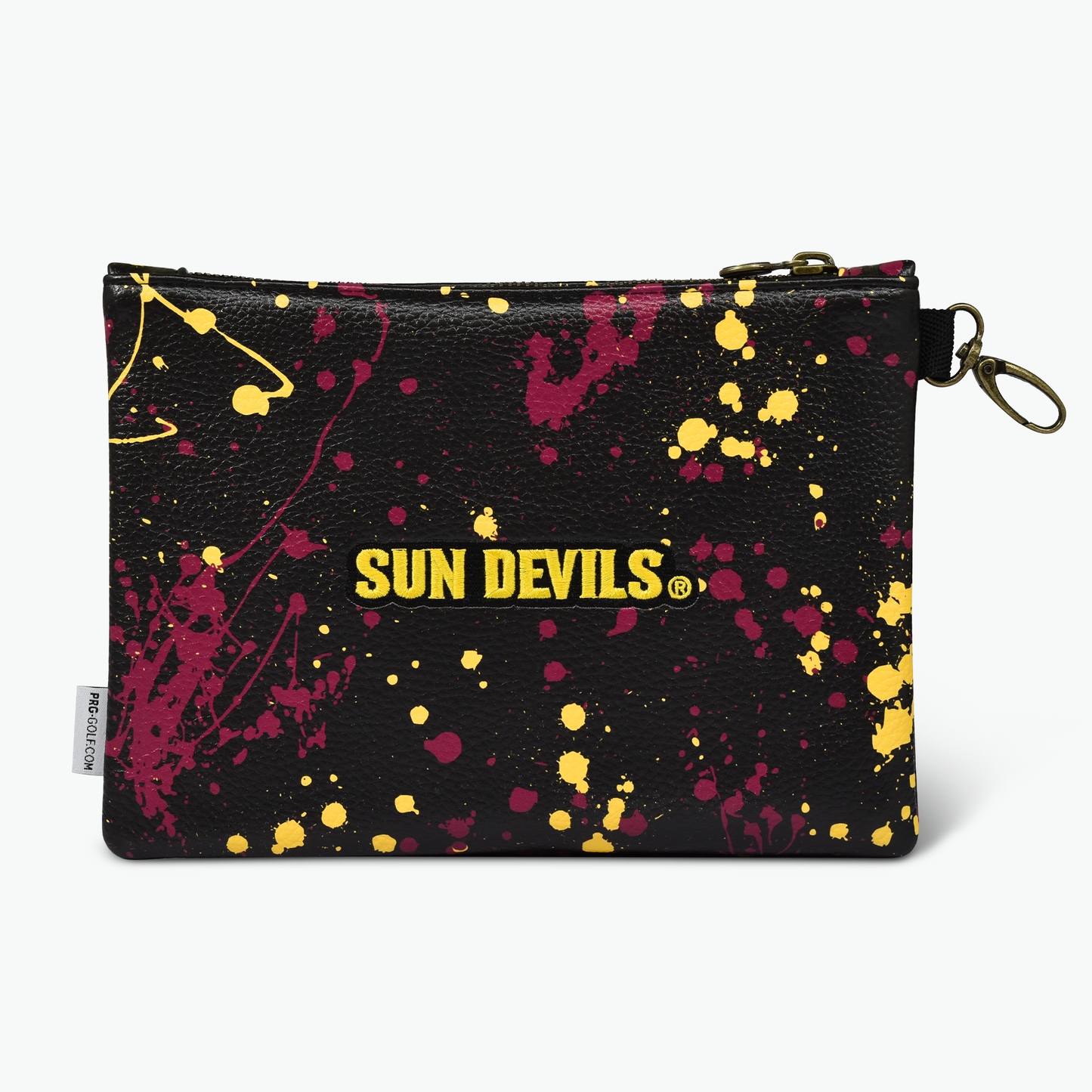 Arizona State University Paint Splash Premium Zip Tote Bag