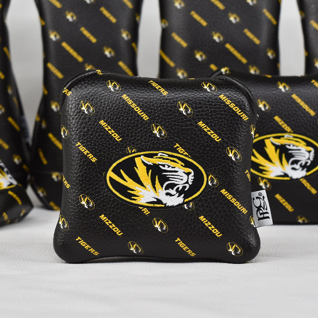 University of Missouri Micro Print Vintage Mallet Putter Cover