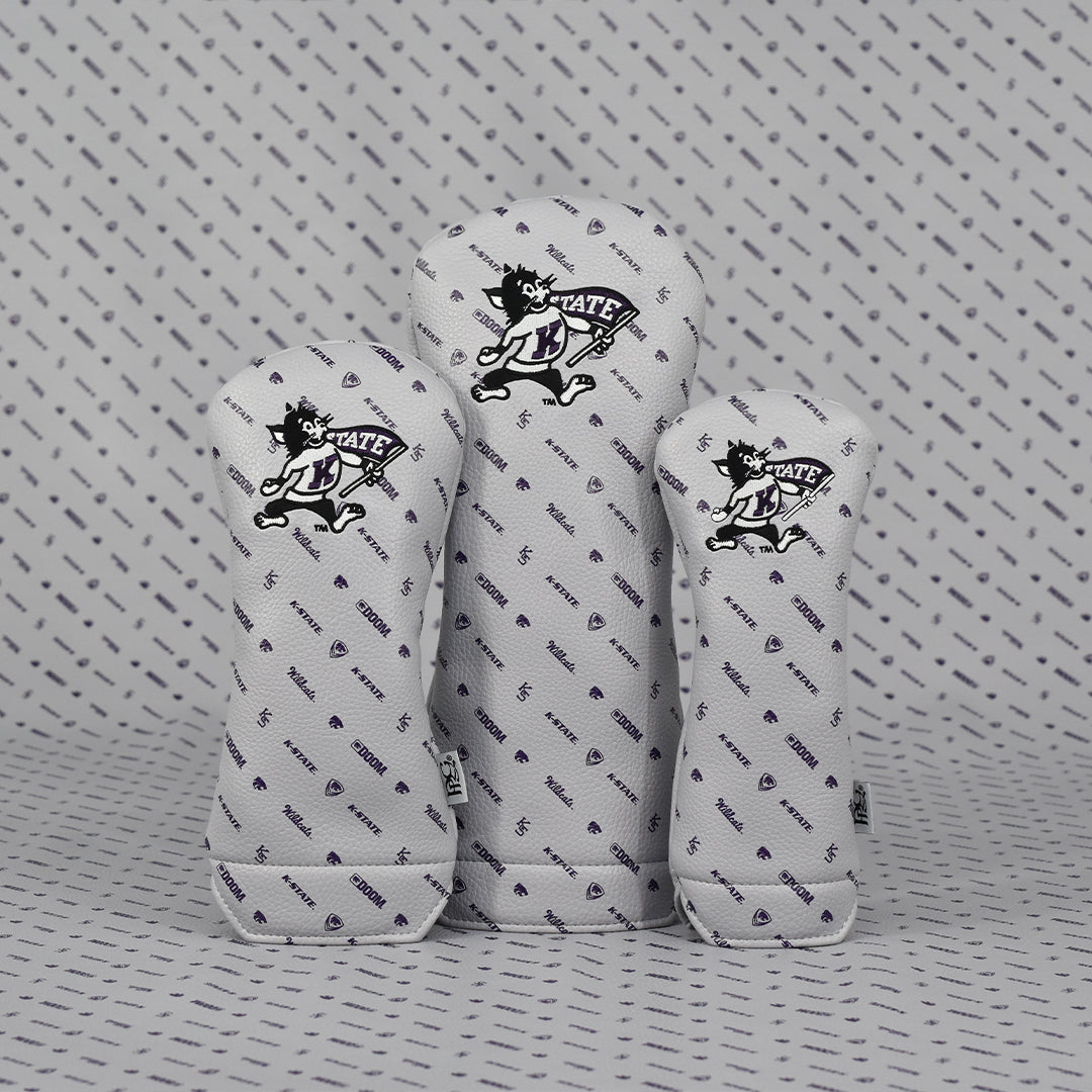 Kansas State Micro Print Wood Covers