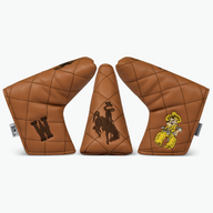 University of Wyoming Quilt Stitch Blade Putter Cover