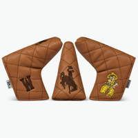 University of Wyoming Quilt Stitch Blade Putter Cover