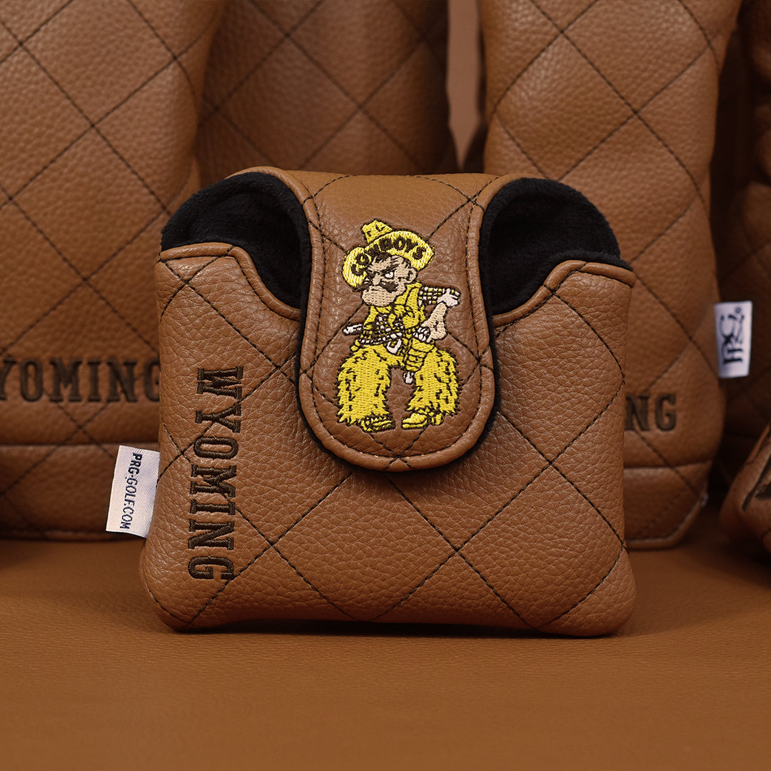 University of Wyoming Quilt Stitch Mallet Putter Cover