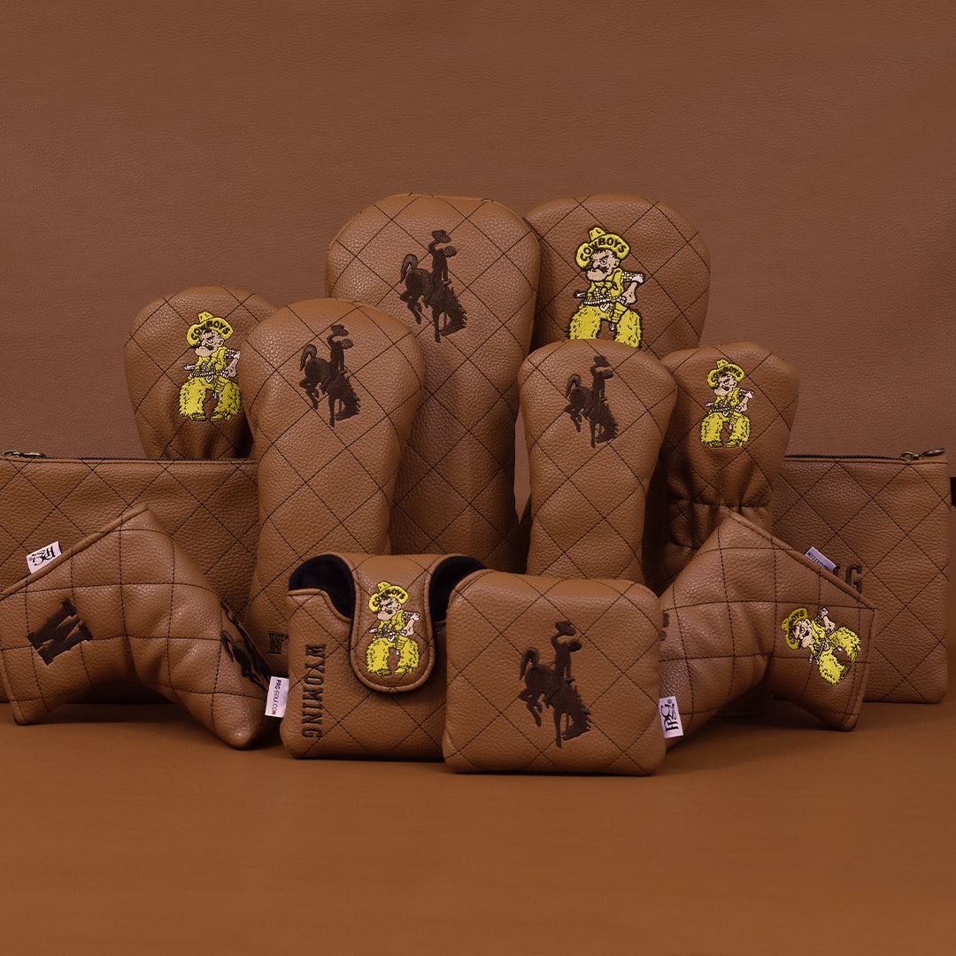 University of Wyoming Quilt Stitch Headcovers