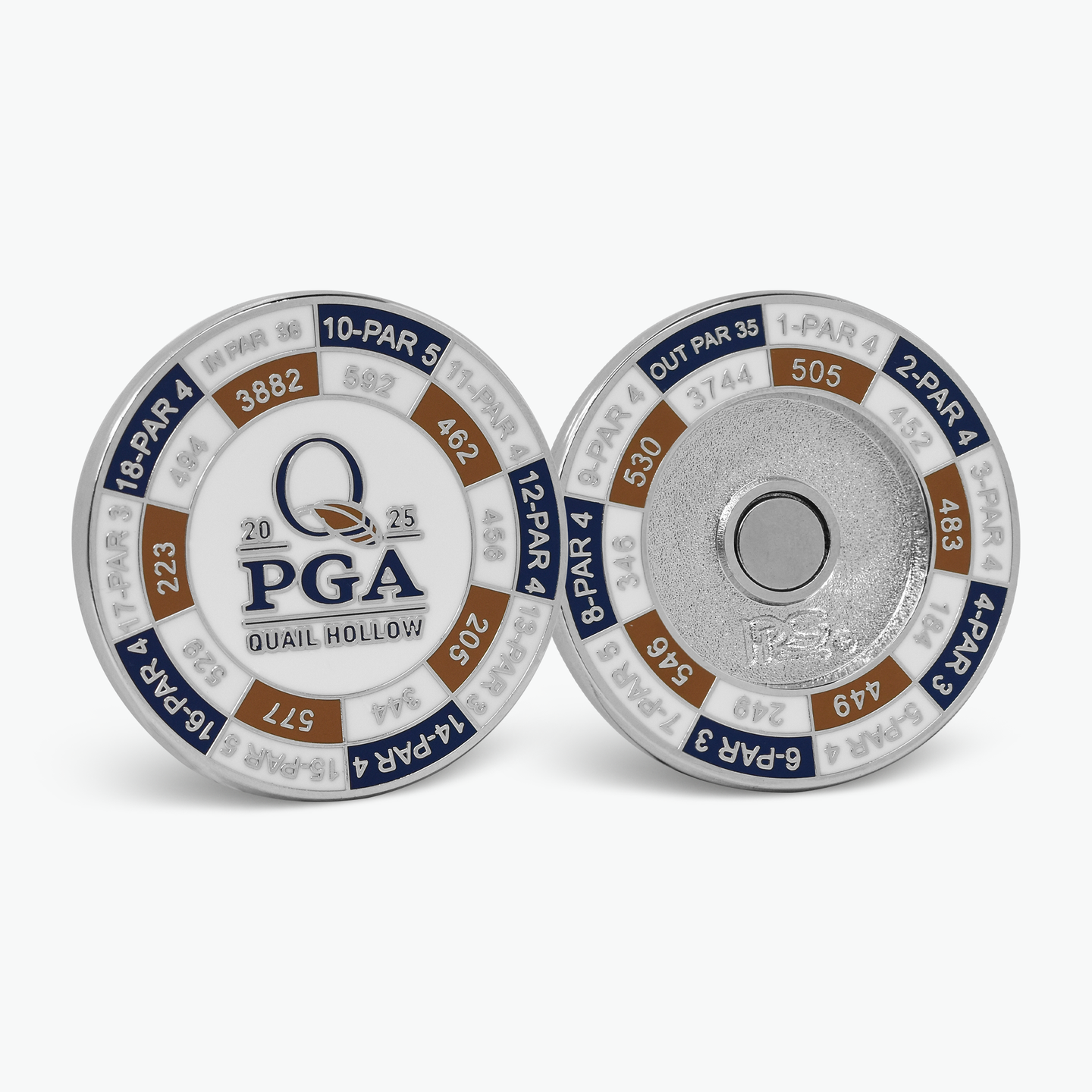 2025 PGA Championship Quail Hollow Yardage Duo
