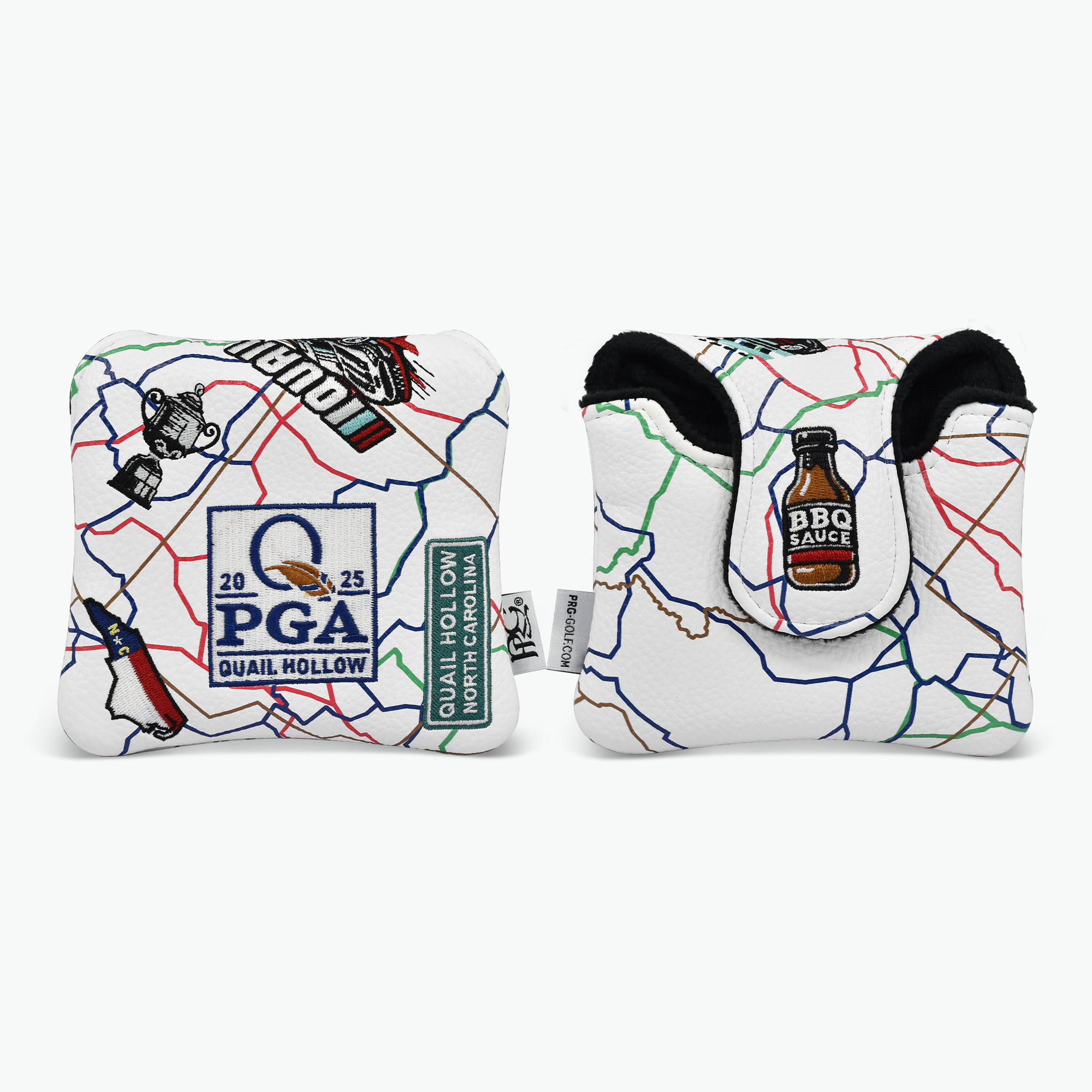 2025 PGA Championship Quail Hollow Elite Vintage Highway Mallet Putter Cover
