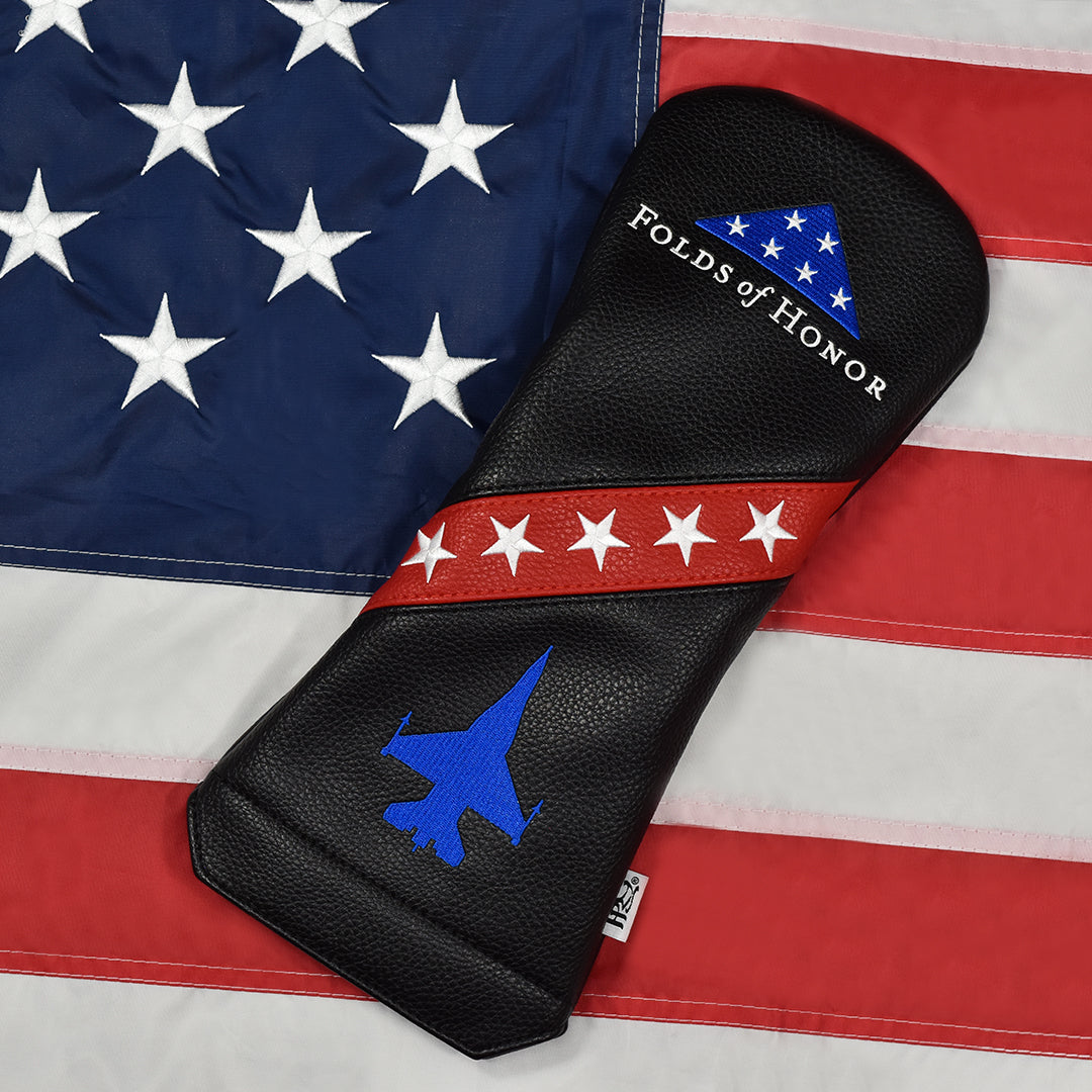 Folds of Honor Elite Vintage College Driver (Black)