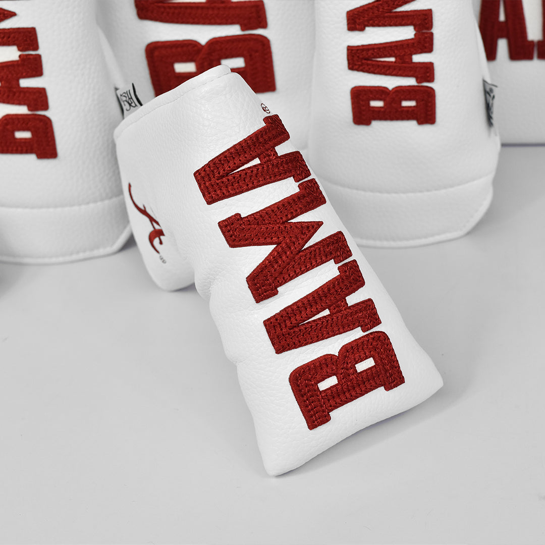 University of Alabama Chain Stitch Blade Putter Cover