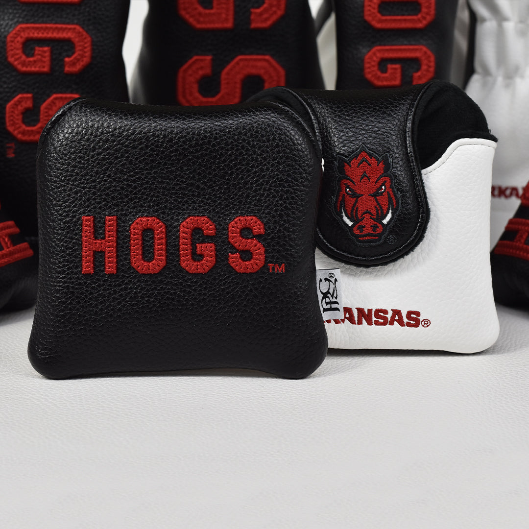 University of Arkansas Chain Stitch Mallet Putter Cover