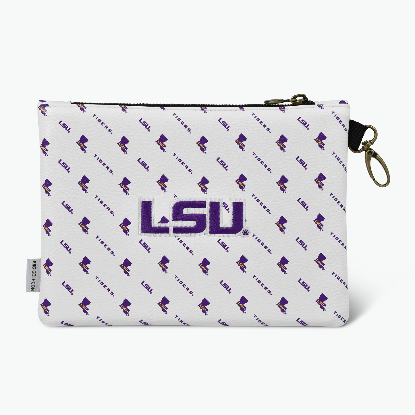 Louisiana State University Micro-Print Premium Zip Tote Bag