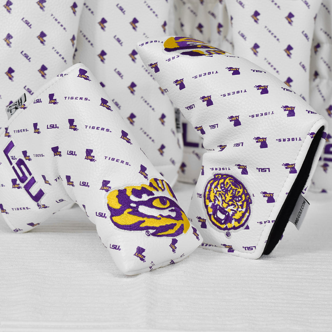 Louisiana State University Micro-Print Blade Putter Cover