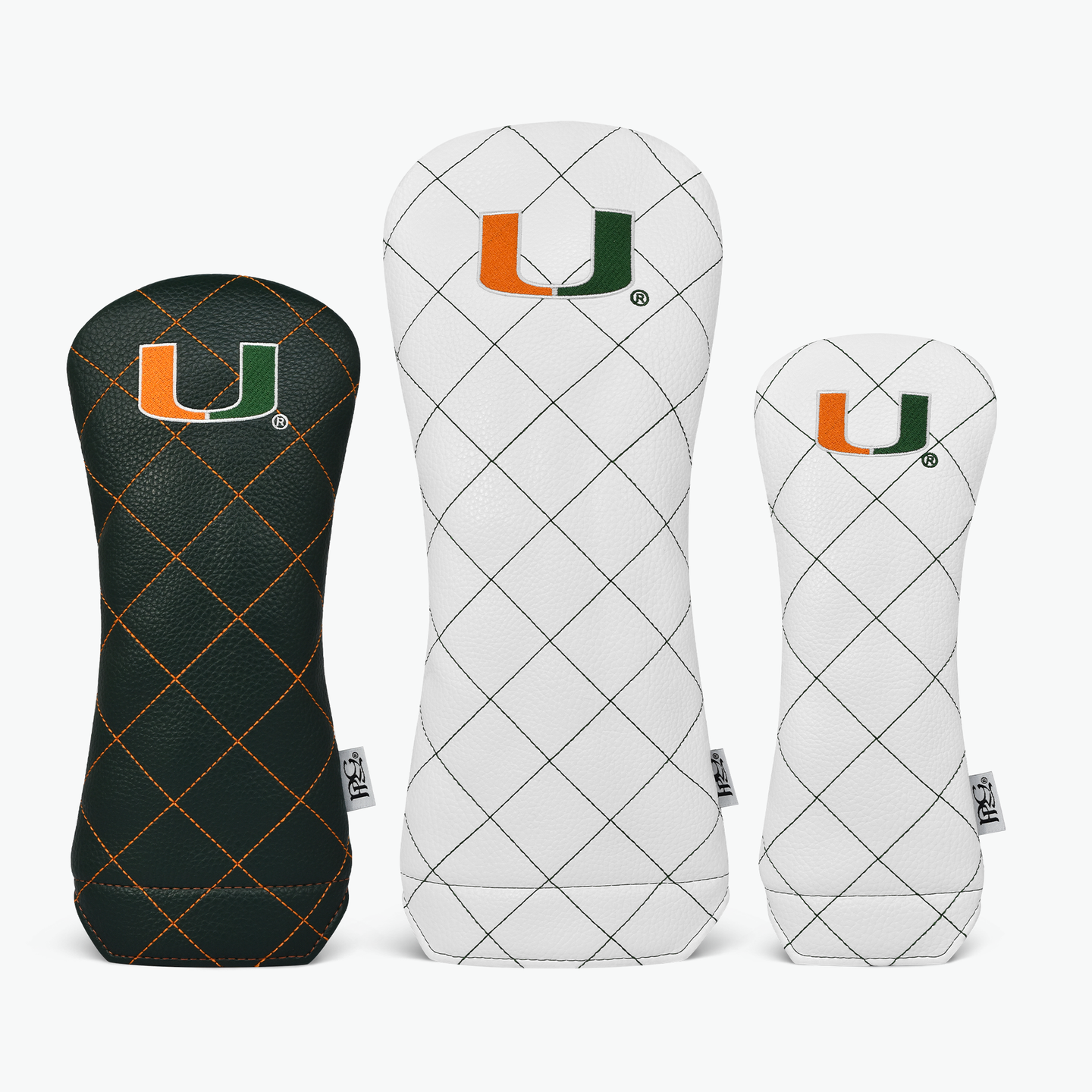 University of Miami Quilt Stitch Headcovers