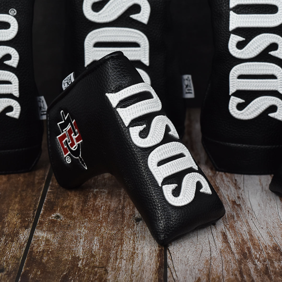 San Diego State University Chain Stitch Blade Putter Cover