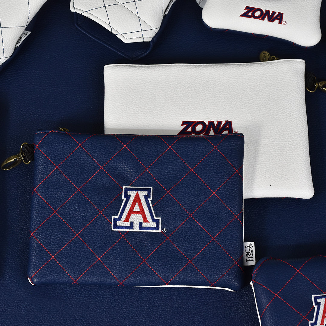 University of Arizona Quilt Stitch Premium Zip Tote Bag