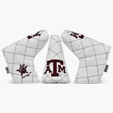 Texas A&M Quilt Stitch Blade Putter Cover