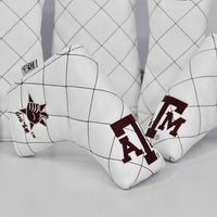Texas A&M Quilt Stitch Blade Putter Cover