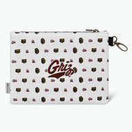 University of Montana Micro-Print Premium Zip Tote Bag