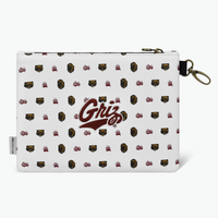 University of Montana Micro-Print Premium Zip Tote Bag