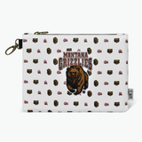 University of Montana Micro-Print Premium Zip Tote Bag