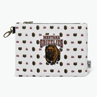 University of Montana Micro-Print Premium Zip Tote Bag