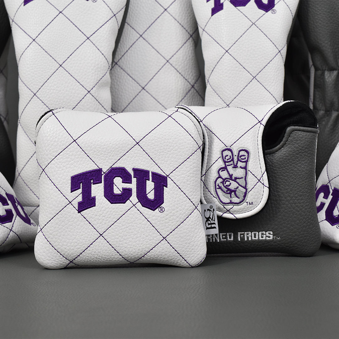 Texas Christian University Quilt Stitch Mallet Putter Cover