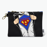 Super Dad Premium Zip Tote Bag - Personalization Available