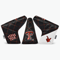 Texas Tech Quilt Stitch Blade Putter Cover