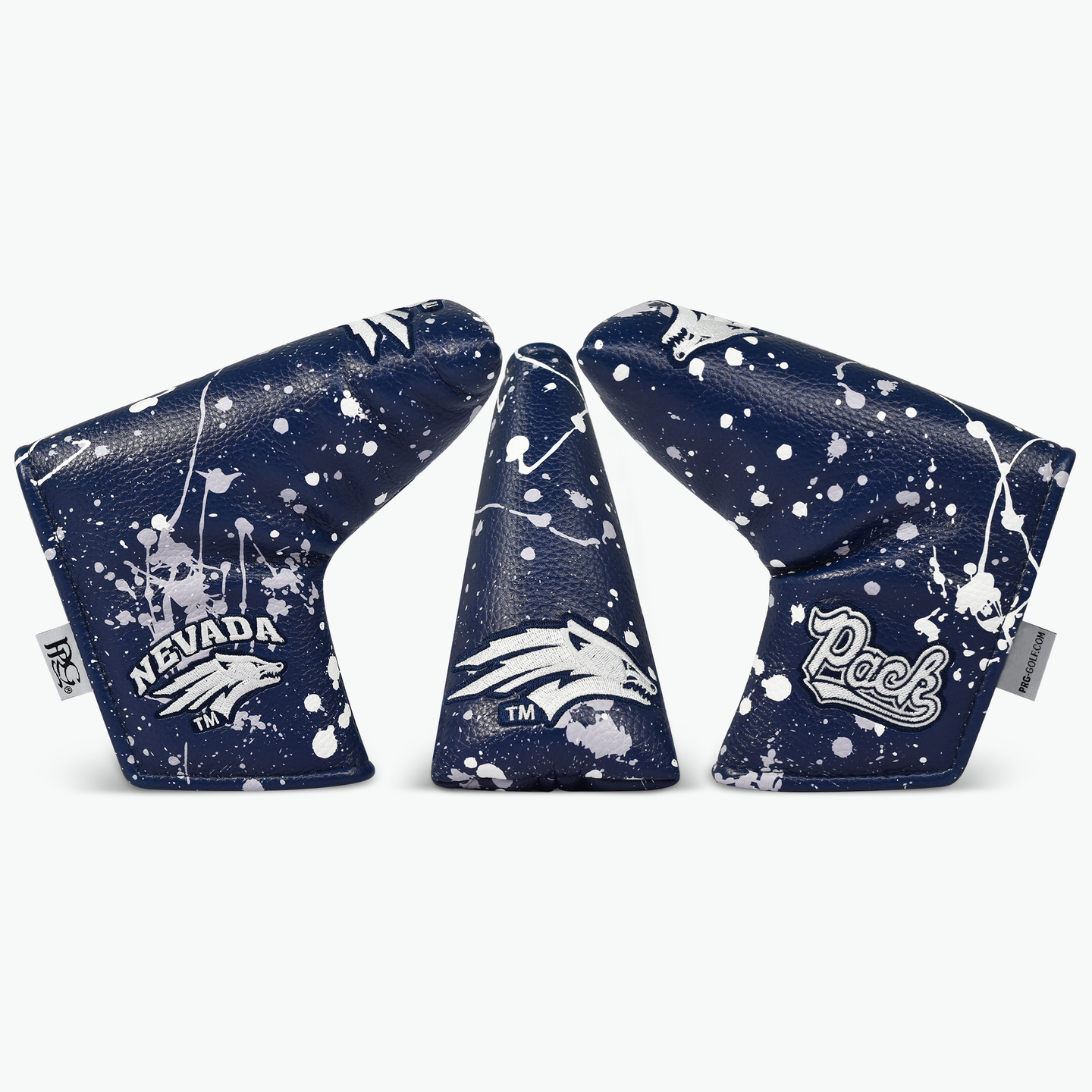 University of Nevada Reno Paint Splash Blade Putter Cover