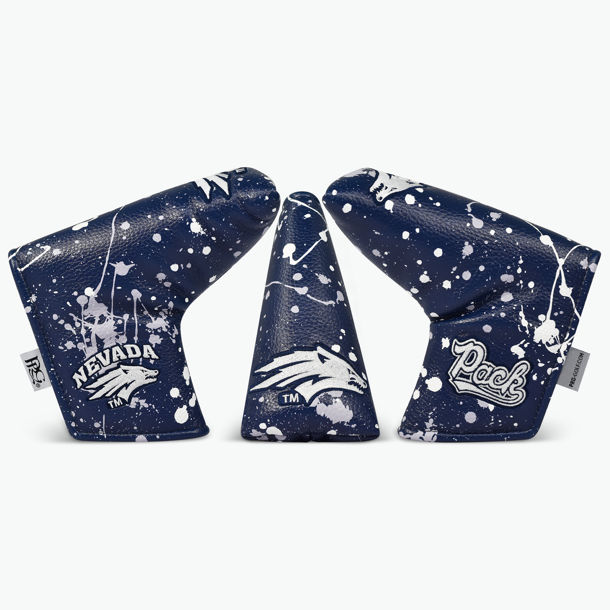 University of Nevada Reno Paint Splash Blade Putter Cover