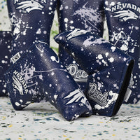 University of Nevada Reno Paint Splash Blade Putter Cover