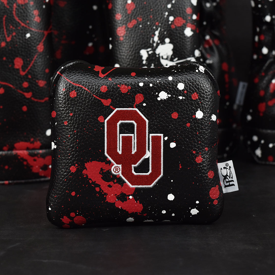 University of Oklahoma Paint Splash Mallet Putter Cover