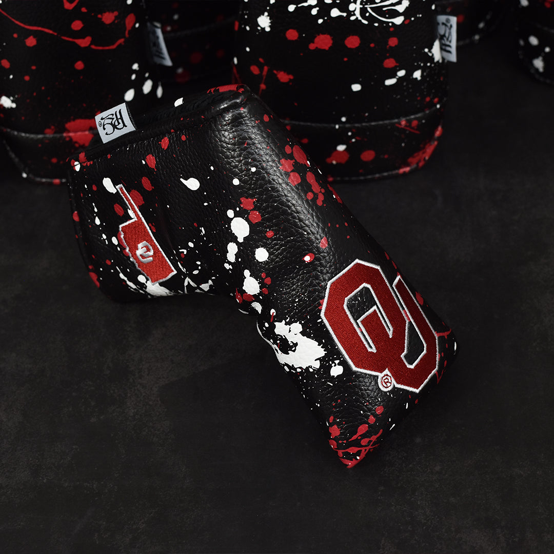 University of Oklahoma Paint Splash Blade Putter Cover