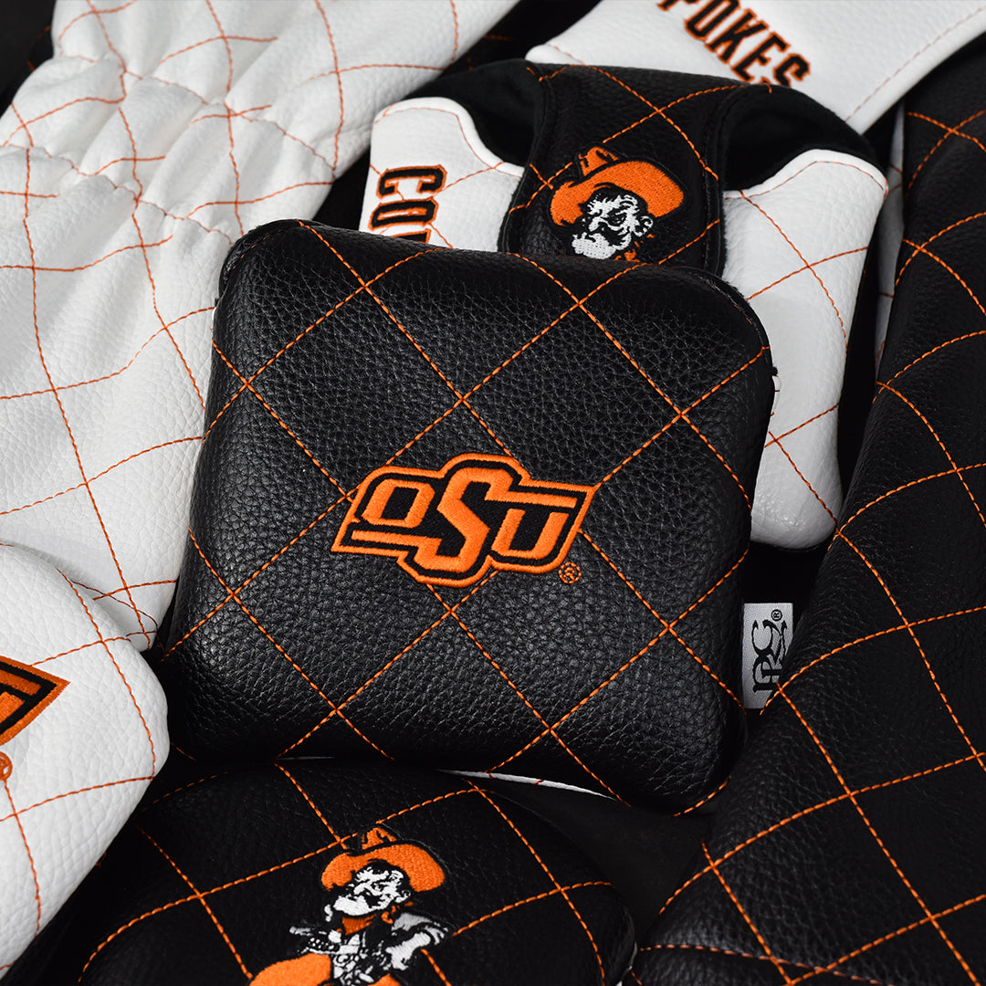 Oklahoma State University Quilt Stitch Mallet Putter Cover