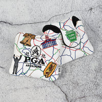 2026 PGA Championship Roadmap Vintage Mallet Putter Cover