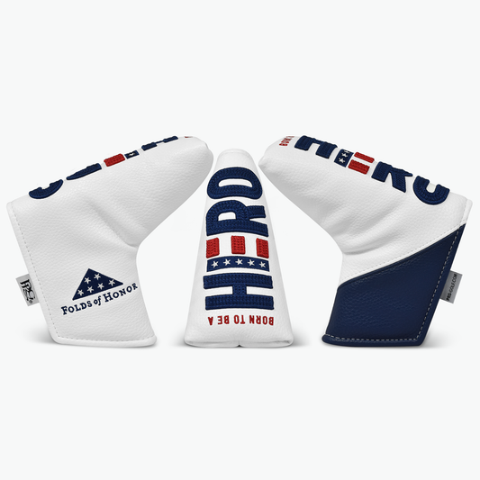 Born To Be A Hero - Limited Edition - Folds of Honor Blade Putter Cover