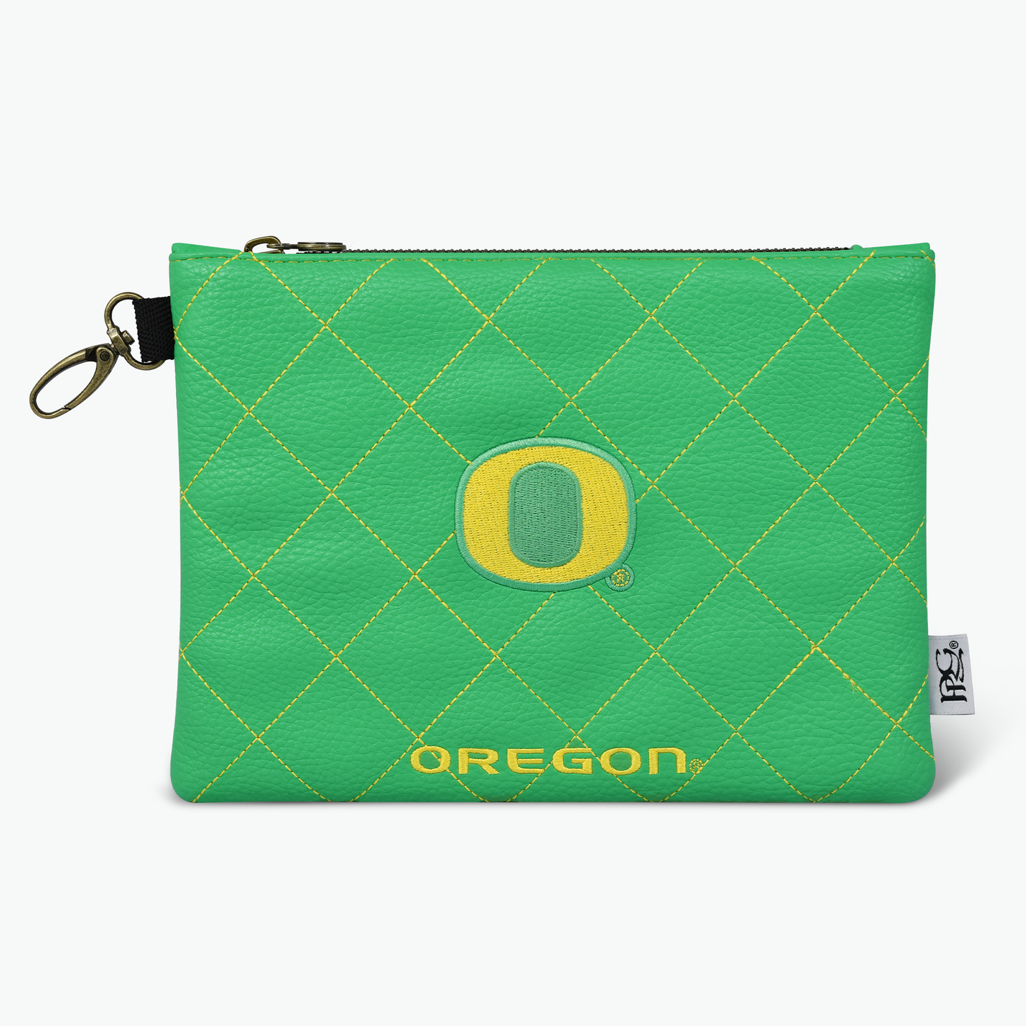 University of Oregon Quilt Stitch Premium Zip Tote Bag